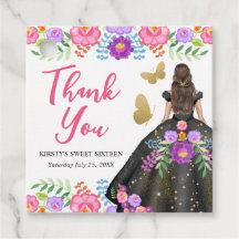 Brünette Prinzessin Mexikanisches Blumenkleid Swee