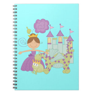Brünette Prinzessin Notizblock