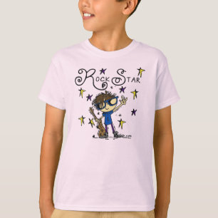 Brünetter Felsen-Stern T-Shirt