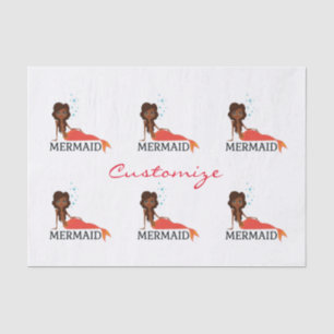 Brünetter Mermaid Thunder_Cove Seidenpapier