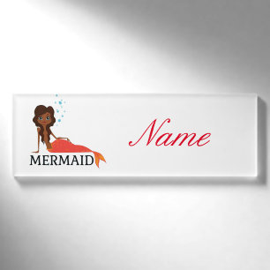 Brünettes Mermaid Thunder_Cove Namenschild