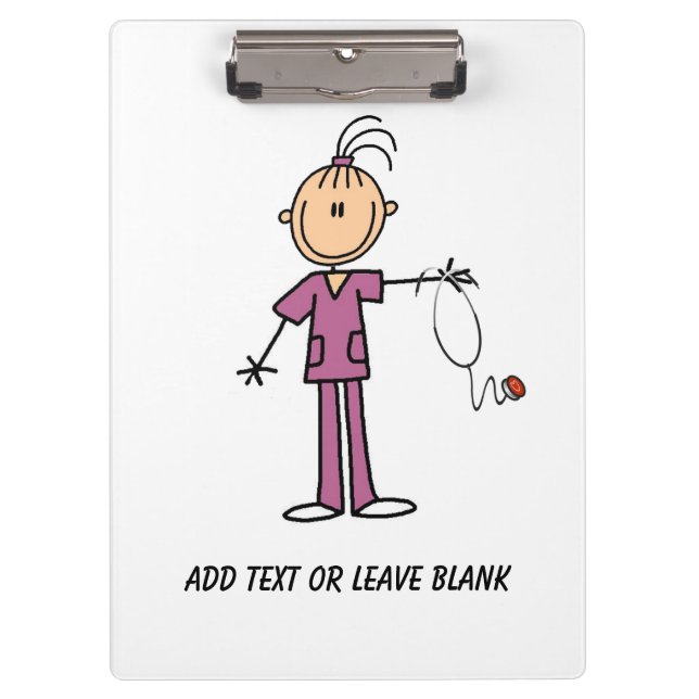 Brünettes weibliches Klemmbrett der (Vorderseite)