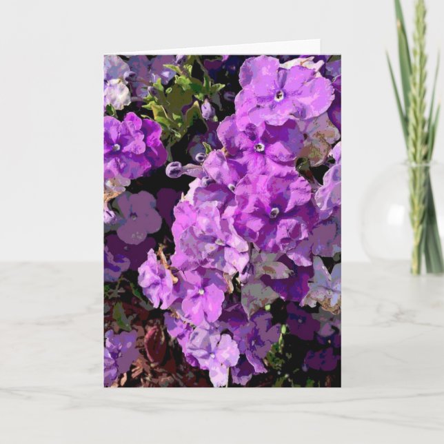 Brunfelsia Karte (Vorderseite)