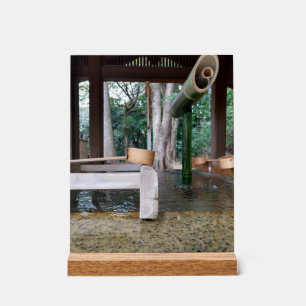 Brunnen im Meiji-Schrein Tokio Acrylschild