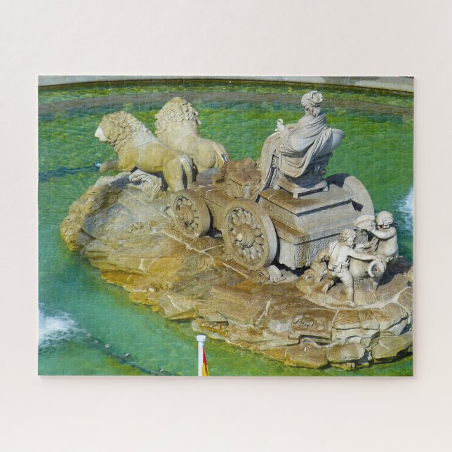 Brunnen in Madrid. (Horizontal)