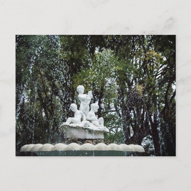 Brunnen in Varna Stadt, Bulgarien Postkarte (Vorderseite)