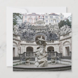 Brunnen mit Neptun-Statue in Prag