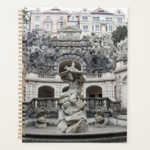 Brunnen mit Neptun-Statue in Prag Planer