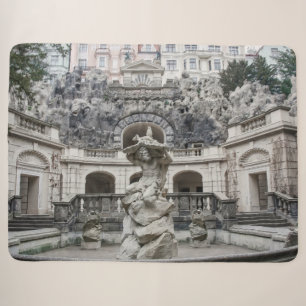 Brunnen mit Neptun-Statue in Prag Sherpadecke