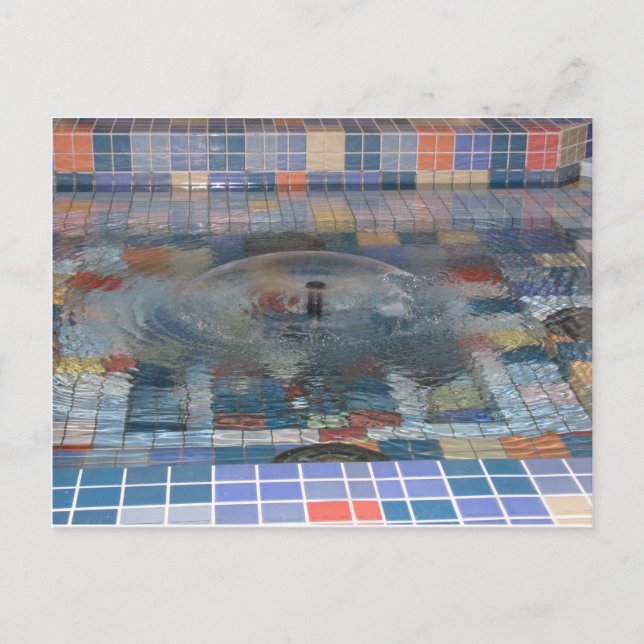 Brunnen Postkarte (Vorderseite)