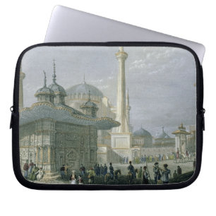 Brunnen und Quadrat von St. Sophia, Istanbul, Laptopschutzhülle