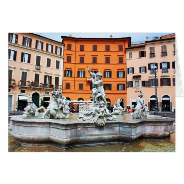 Brunnen von Neptun (Vorderseite (Horizontal))