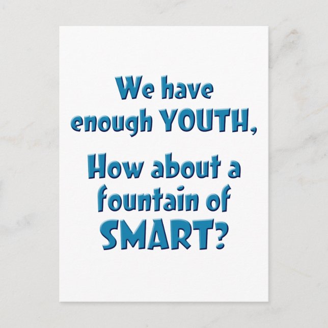 Brunnen von SMART Postkarte (Vorderseite)