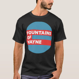 Brunnen von Wayne Red White T-Shirt