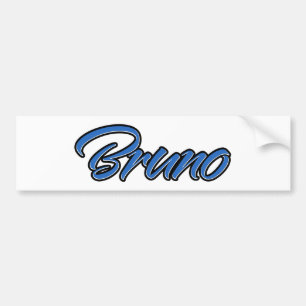 Bruno Blue Autocollant