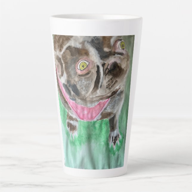 Bruno der Bulldog Milchtasse (Vorderseite)