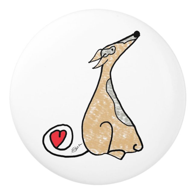 Bruno Keramik Knob Keramikknauf (Vorderseite)