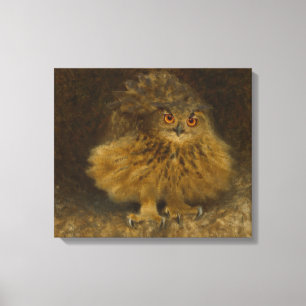 Bruno Liljefors Eagle owl CC0482 Wildlife Leinwanddruck