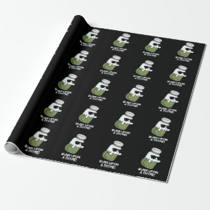 Bruns auf einem Thyme Funny Kraut Pub Dark BG Geschenkpapier