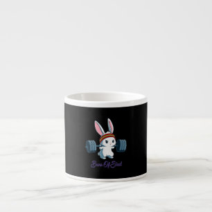 Bruns von Ness Rabbit Bunny Lover Gym Workout Funn Espressotasse