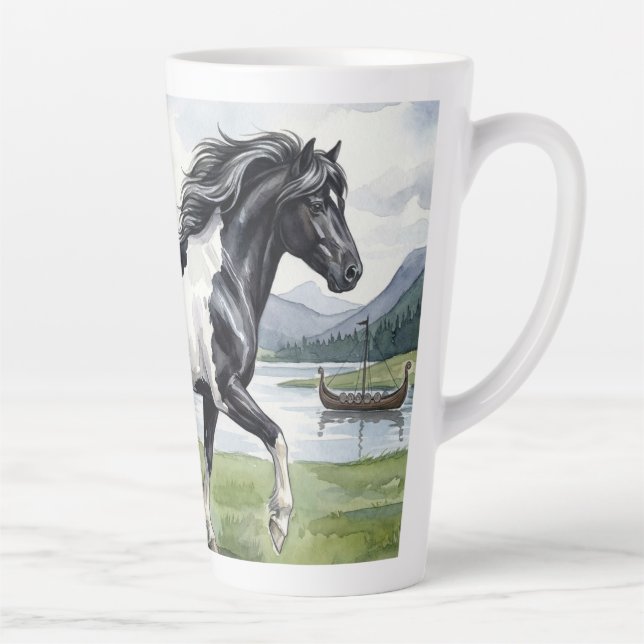 Brunskjottur Black pinto Icelandic Milchtasse (Rechts)
