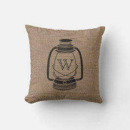 Brünstiges, Inspiriert Öllängen-Monogramm-Kissen Kissen