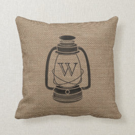 Brünstiges, Inspiriert Öllängen-Monogramm-Kissen Kissen