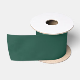 Brunswick Green Solid Color Satinband