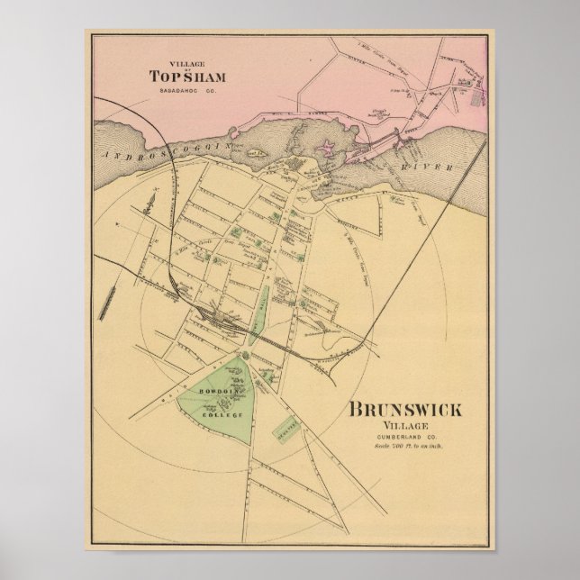 Brunswick, Topsham Poster (Vorne)