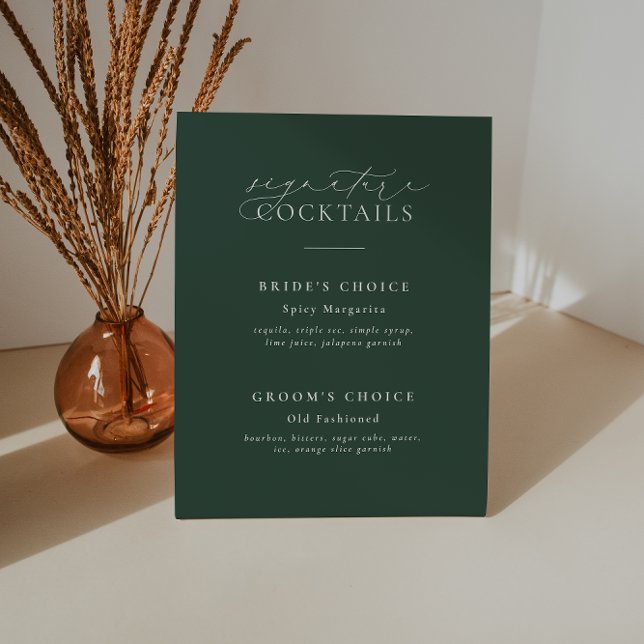 BRUNSWICK Wedding Signature Drinks Sockelschild (Von Creator hochgeladen)