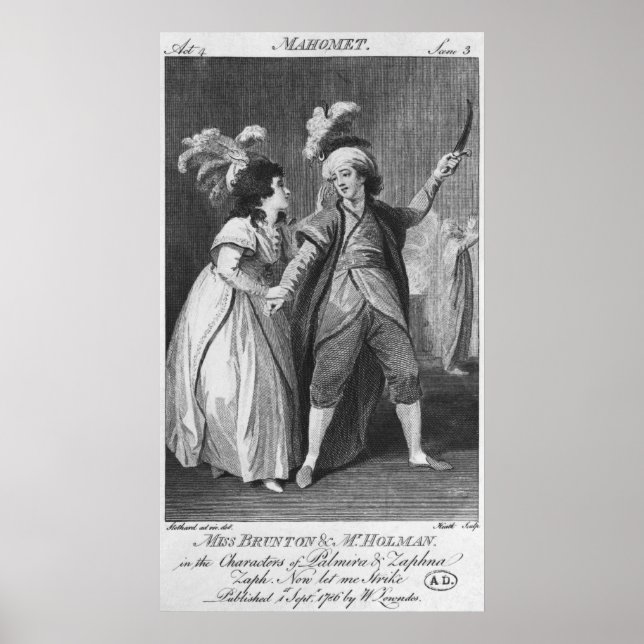 Brunton und Holman als Palmira und Poster (Vorne)