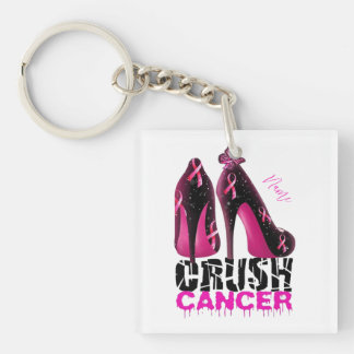 Brusenkrebs-Bewusstseinsbezeichnung für Crush Schlüsselanhänger