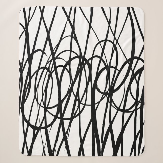 Brush abstract pattern. Grunge texture. Background Sherpadecke (Vorderseite)
