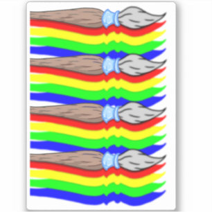 Brush-by-Me Aufkleber