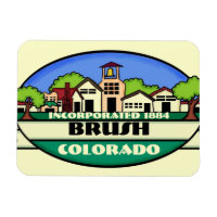 Brush Colorado Souvenirmagnet