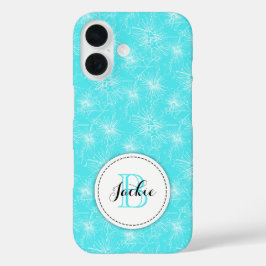 Brush Kirsche lilly floral Aqua iPhone Gehäuse title_seo2