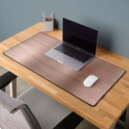Brush Metallic Rose Gold Desk Mat Schreibtischunterlage