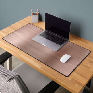 Brush Metallic Rose Gold Desk Mat Schreibtischunterlage