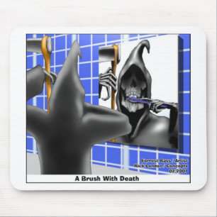 Brush mit todlustigen Halloween Cartoon Geschenke Mousepad