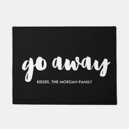 Brush Schriftart Verschwinden Fußmatte