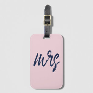 Brush Script Mrs. ⎥ Luggage Tag Gepäckanhänger