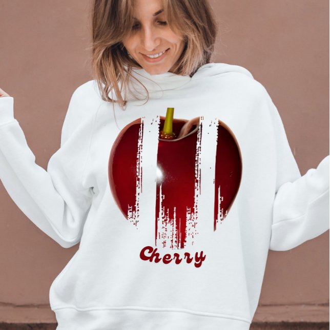 Brush Stroke "Cherry" Frucht T-Shirt (Von Creator hochgeladen)
