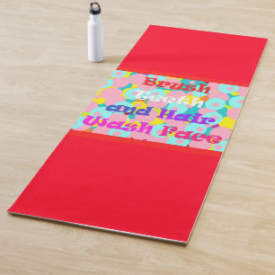 Brush Teeth und Haar waschen Sie Ihr Gesicht schön Yogamatte