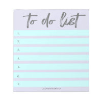 Brush Typografy Pastels | To do List Notepad