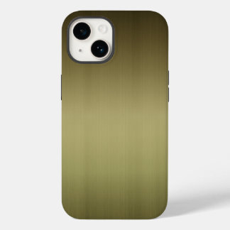 Brushed Brass Look Case-Mate iPhone 14 Hülle