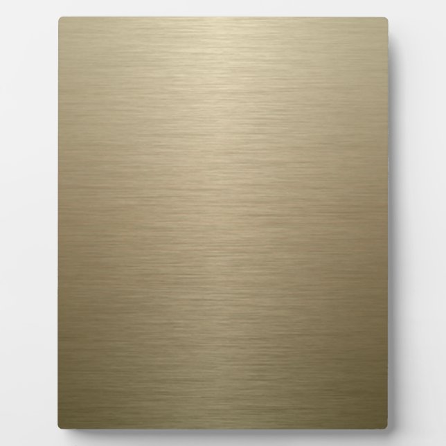 Brushed Bronze Fotoplatte (Vorderseite)