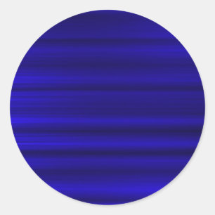 Brushed Deep Blue Runder Aufkleber