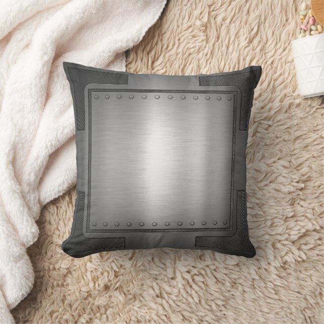 Brushed Metal Pillow Kissen (Decke)