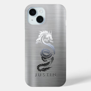 Brushed Metallic Dragon Case-Mate iPhone Hülle
