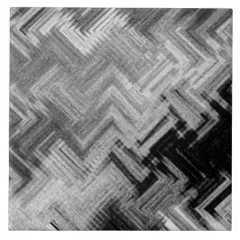 Brushed Steel Large Keramik Tile von C.L.Braun Fliese